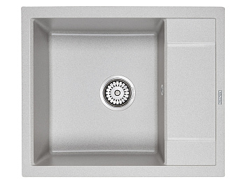 Кухонная мойка Paulmark FLUGEN 50-600 PM216050-GR 60х50 цвет серый